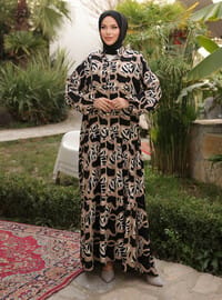 Robe Modeste en Viscose - Noir