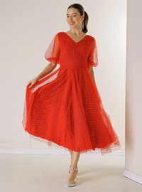 Abendkleid - Rot
