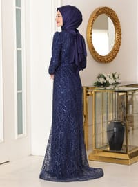 Robe de Soirée Marine