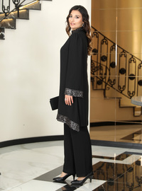 Ensemble en Mousseline Noir