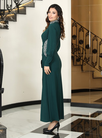 Evening Dress Emerald Green