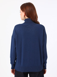 Marineblau - Strickpullover