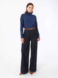 Marineblau - Strickpullover