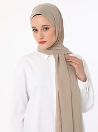 Chiffon-Schal Beige