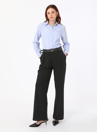 Black - Pants - Refka
