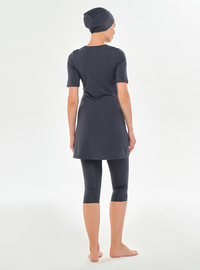 Modest Swimsuit Set Anthracite