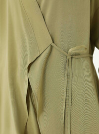 Modal Kimono & Pantolon Takım Yeşil