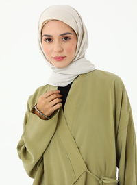Modal Kimono & Pantolon Takım Yeşil