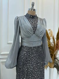 ELLA ABİYE Anthracite Lavienza