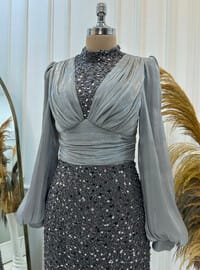ELLA ABİYE Anthracite Lavienza