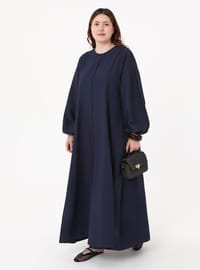 Plus Size Dress with Stitch Details