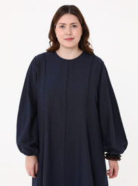 Plus Size Dress with Stitch Details