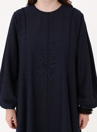 Plus Size Dress with Stitch Details