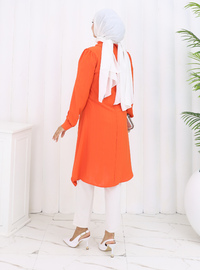Asymmetrical Orange Tunic