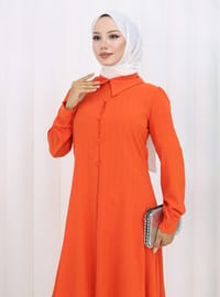 Asymmetrical Orange Tunic