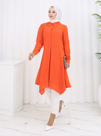 Asymmetrical Orange Tunic