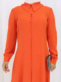 Asymmetrical Orange Tunic
