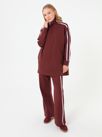 Ensemble Rayé Marron