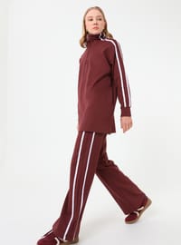 Ensemble Rayé Marron