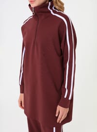 Ensemble Rayé Marron