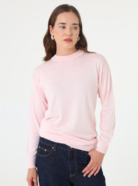 Knit Sweater - Powder Pink