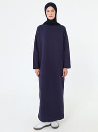 Robe Sport Basique Modeste Épaule Basse Marine