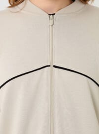 Sweatshirt & Rock Set - Grau