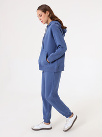 Ensemble Sweatshirt Oversize et Pantalon de Jogging Indigo