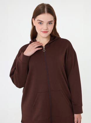 Marron - Ensemble grande taille - Alia