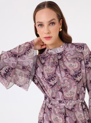 Pink - Modest Dress - Refka