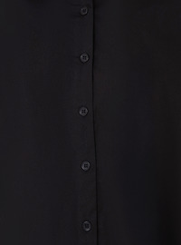 Basic Poplin Shirt Black