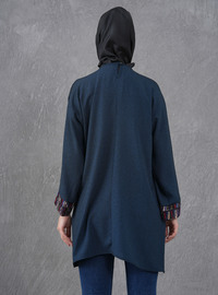 Lacivert Kahve Tunik