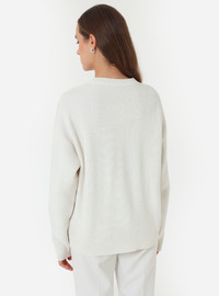 Knit Sweater - Ecru