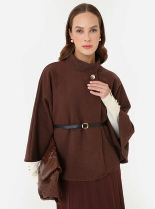 Brown - Coat - Refka