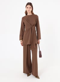Ensemble Tunique & Pantalon Marron