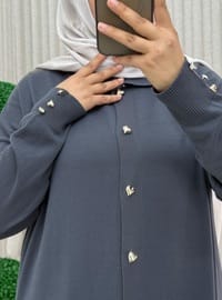 Antrasit Merserize Hırka