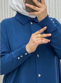 Indigo Long Cardigan 138 cm