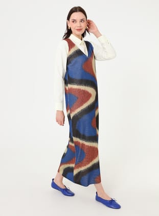 Brown - Knit Dresses - Refka