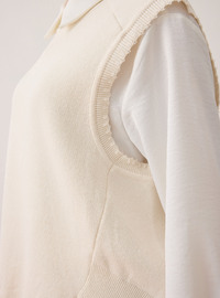 Pull en tricot - Blanc