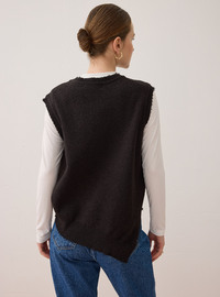 Pull en tricot Marron