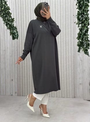 Haki Tunik - Haki - MODANURSEDA