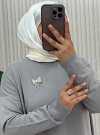 Gri Pantolon Takım - Gri
