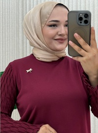 Bordo Etek Takım - Şık ve Rahat