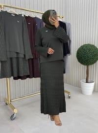Ensemble Jupe Kaki