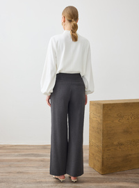 Refka Grey Melange Trousers