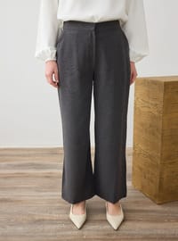 Refka Grey Melange Trousers