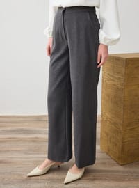 Refka Grey Melange Trousers