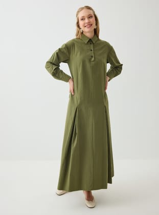 Khaki - Modest Dress - Benin
