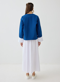 Ensemble Marine Blanc Benin F2 CY