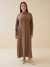 Robe Grande Taille Marron Alia F2 DR
